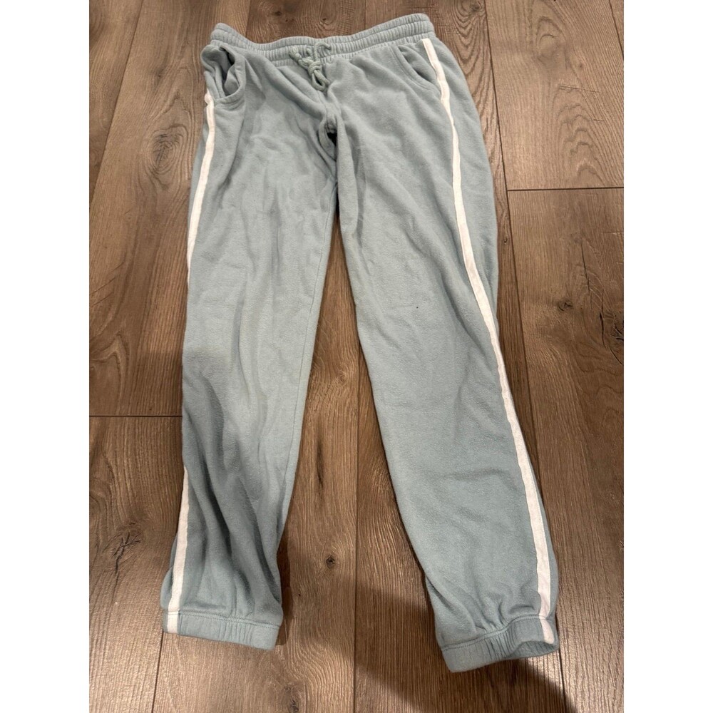 Women’s Colsie Light Blue Sweatpants W White Strping On Sides Size XS